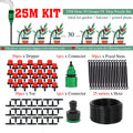 50-5M 1/4'' Hose Adjustable Drippers Automatic Watering Kit for Garden Greenhouse Home Outdoor Sprinkler Drip Irrigation System