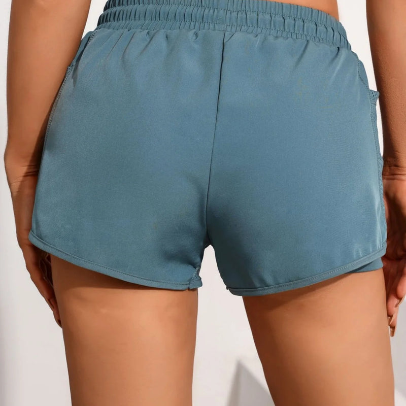 Women's Running Shorts, High Waisted Quick Dry Athletic - View 2 | SAMAG