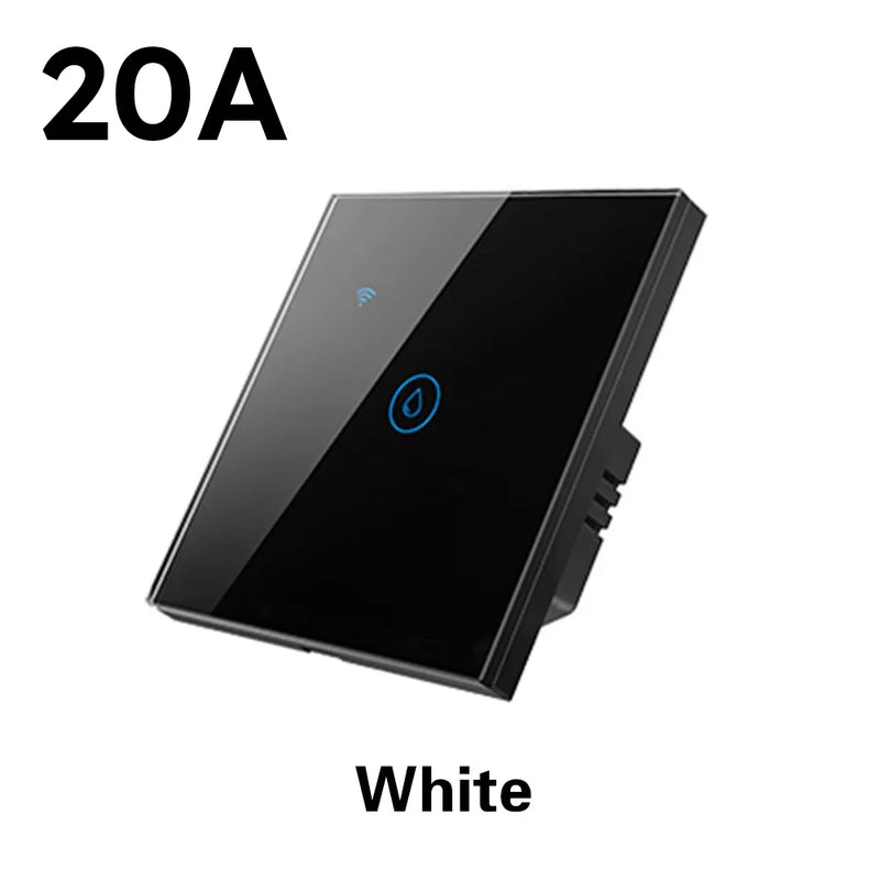 Tuya Smart Water Heater Switch WIFI Touch Sensor 4000W/8800W 20A/40A Boiler Switch Wall Smart Home Siri Voice Control
