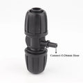 2~10Pcs 16mm PE Pipe Connectors Garden Watering Irrigation Joints Agricultural Irrigation Quick Connector Straight Elbow Tee