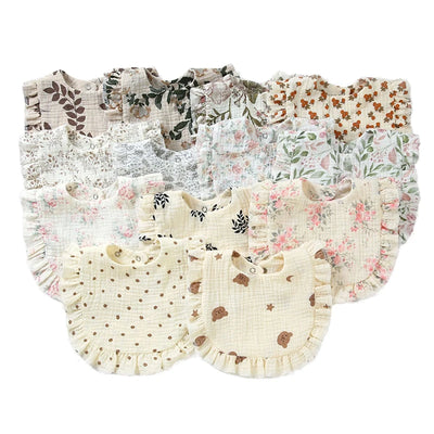 Baby Saliva Towel Muslin Cotton Infant Bibs Kids Feeding | SAMAG
