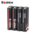 Soshine AAA 10440 350mAh Li-ion Batteries 3.7V 350mAh Rechargeable Lithium AAA Battery for Microphone Headlamp Flashlight Radio