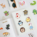 100pcs Cartoon Animal Illustration Graffiti Stickers Guitar Notebook Luggage DIY Waterproof Stickers