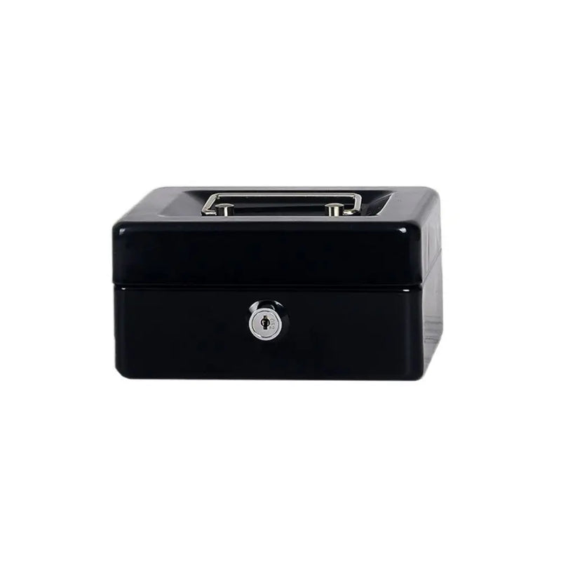 Small/Large Locking Cash Box Double Layer Safe Metal Money with Tray Cover Key Lock/ Password Saving - View 11 | SAMAG