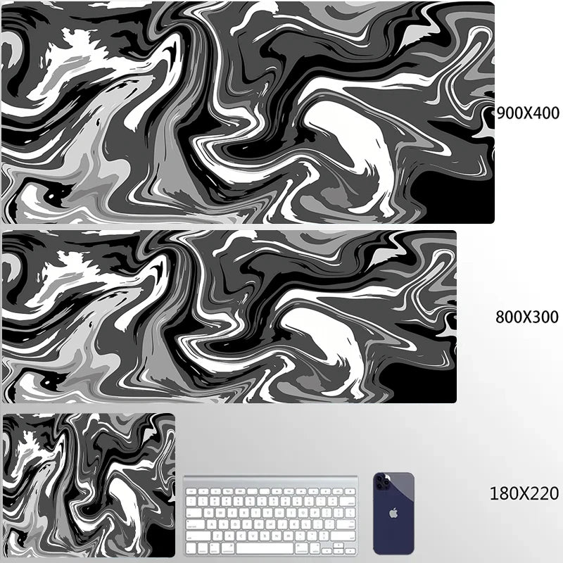 Strata Liquid 900x400 Mouse Pad Computer Laptop Anime Keyboard Mouse Mat XXL Large Mousepad Keyboards Gamers Decoracion Desk Mat