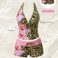 Women Bikinis Set Vintage Striped Floral Tankini Swimsuit | SAMAG