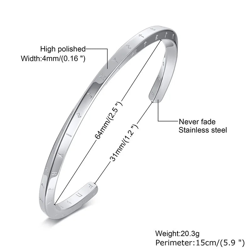 Vnox Vintage Stainless Steel Bangle for Men Women Mobius Twisted Cuff Bracelet Unisex Casual Pulseira - Visuel 20 | SAMAG