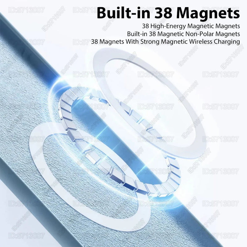 Magnetic Original Liquid Silicone Shockproof Case For iPhone 16 15 14 13 12 11 Pro Max 16 Plus For Magsafe Wireless Charge Cover