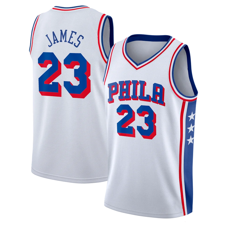2026 James 23 Basketball Jersey Classic Retro Sleeveless Sports Tank Top Breathable Mesh Training Uniform Fans Basketball Vest