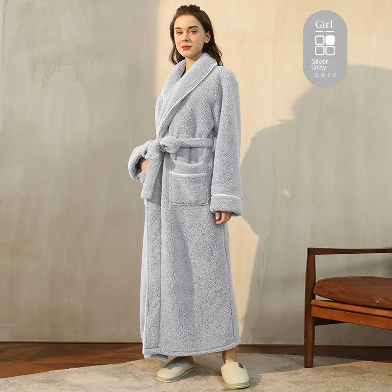 Autumn and Winter New Thick Comfortable Cotton Robe Men's | SAMAG
