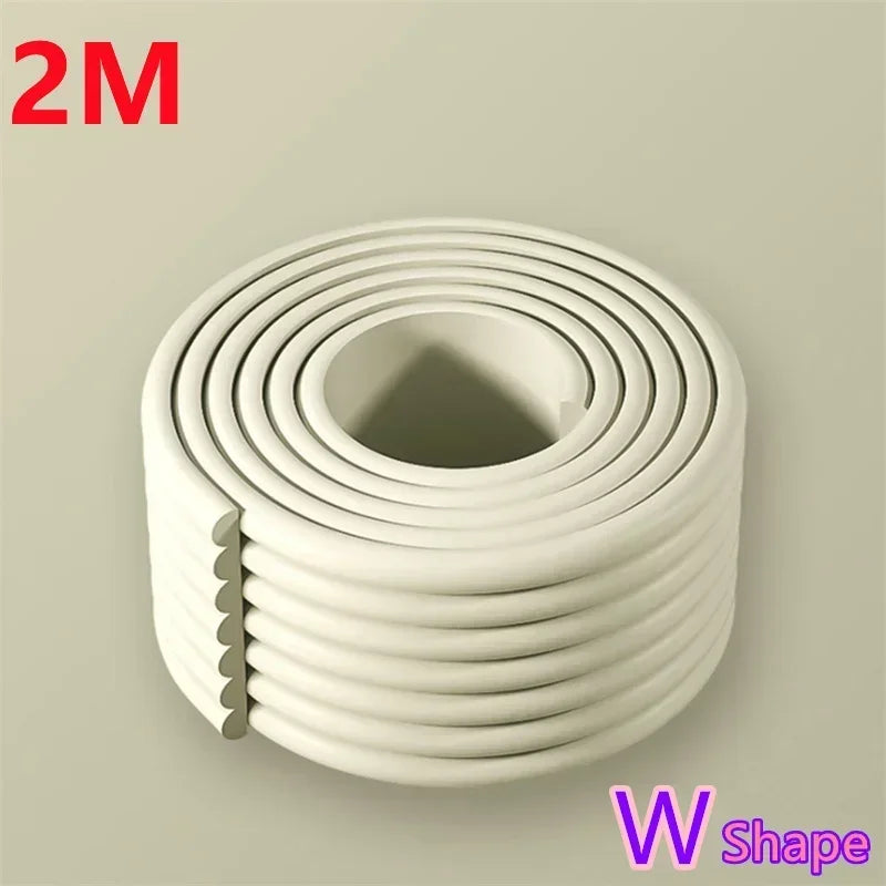 2M Baby Safety Soft Anti-Collision Foam Strip Home Table Corner Protector Tape Table Edge Protector for Baby Protection Products