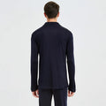 Birdtree 30MM 25%  Silk Pajamas Set Men's Knitted Long Sleeve Comfortable Large Size Casual Home Clothes S41111QC