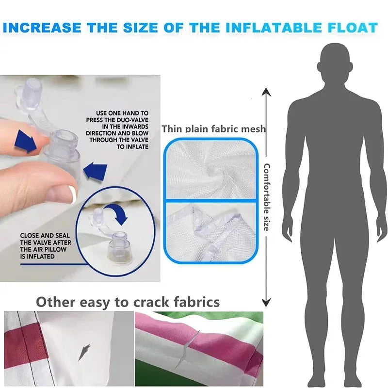 Inflatable Foldable Floating Row Swimming Pool Party | SAMAG