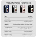 Smart E-ink Screen Phone Case For IPhone 16 15 14 13 12 11 Pro Max NFC Refesh Photo Anime Characters Girl Silicone Phone Cover