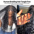 Feather Crochet Human Hair 4/27 Highlight Pixie Curl Bulk Hair Extensions Lightweight Small Spirals Curly Crochet Hair For Braid