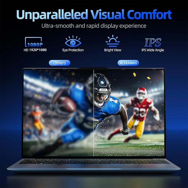 2026 Windows 11 Pro 15.6' Laptop Intel Core I9 10980HK 16GB RAM 1TB 2TB SSD Office Gamer Laptops Fingerprint UnIock Notebook PC