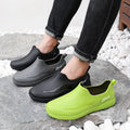 2026Simple Style Outdoor Work Commute Fishing Kitchen Non-Slip Waterproof Men's Flat-Soled High-Quality Rubber Boots Rain Boots