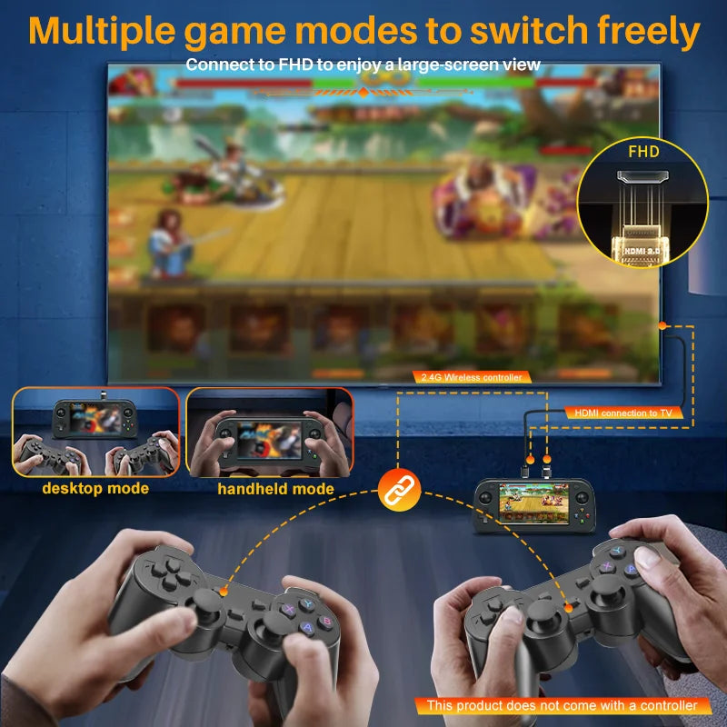 4.5-Inch Portable Game Linux Device Gaming Games Handheld Game Handheld Game Console Retro Gaming Device Handheld Game Player
