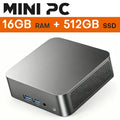 2026 Portable Mini PC Intel N150/i9 10980HK Windows 11 Pro Mini Computer 16GB RAM 1TB SSD Type-C WiFi 6 BT5.2 Gaming PC Desktop