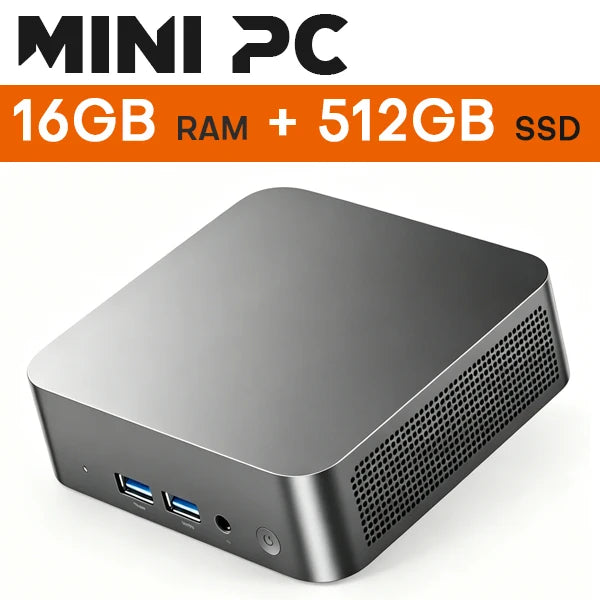 2026 Portable Mini PC Intel N150/i9 10980HK Windows 11 Pro Mini Computer 16GB RAM 1TB SSD Type-C WiFi 6 BT5.2 Gaming PC Desktop