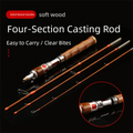 4 Sections Spinning Fishing Rod UL Power Casting Carbon - View 4 | SAMAG