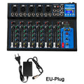 Portable Audio Mixer DJ Sound Mixing Console 48V Power for Computer Recording, Bands Mixing Boards For Studio Recording