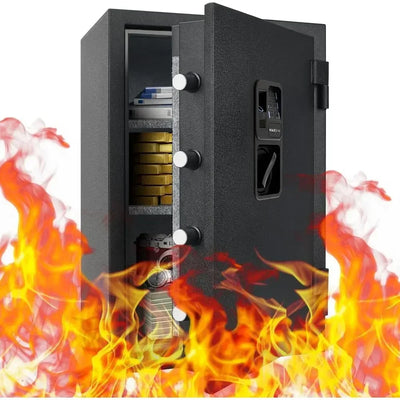 Biometric Fingerprint Security Box with Anti - Theft Features | SAMAG