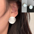 VENTFILLE 925 Sterling Silve Star Hoop Earring for Women Zircon Geometry Wide Office Versatile Jewelry Birthday Gift Dropship