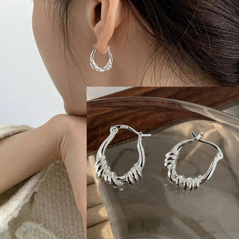 VENTFILLE 925 Sterling Silver CZ Star Moon Asymmetric Hoop Earrings for Women Girls Gold Silver Color Party Jewelry Gifts