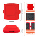 Portable Quick Heating Microwave Oven Toaster Removable Non-Stick Plates Silicone Microwavable Cookware Panini Press