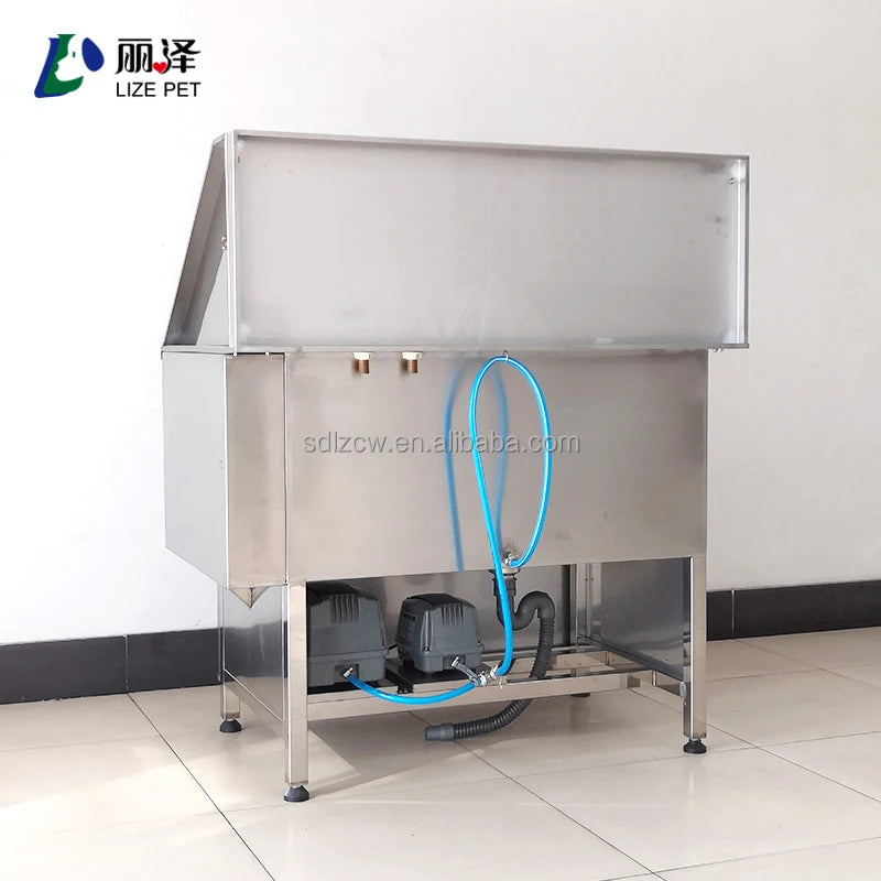 AIROW Stainless Steel Pet Spa Bathtub, Pet Bath Pool Factory Direct Stainless Steel Pet Surf Sink