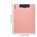 1pc A4 File Folders, Documents Organizer, Clipboard With Cover, Paper Folder For Business & School, Stationery & Office Supplies