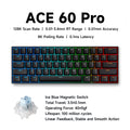 MCHOSE ACE 68 Magnetic Switch Gaming Keyboard Hall Effect Rapid Trigger Programmable RGB 8K Hz DKS/MT/TGL/RS/SOCD Keyboard