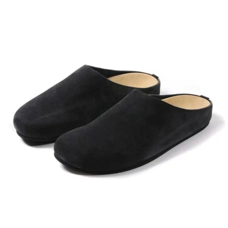 Evshine Women's Cow Suede Clogs with Arch Support Comfort Cork Footbed Mules Men Fashion Potato Shoes Genuine Cork Clogs Slipper