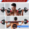 22lb 2-in-1 Adjustable Dumbbell & Barbell Set for Home | SAMAG