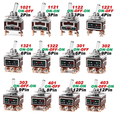 High Current Rocker Switch 2/3/4/6/8/9/12Pin Self | SAMAG