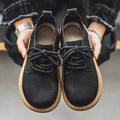 Men's Shoes 2025 Autumn New Retro Lace Up Leather Shoes British Style Low Cut Soft Sole Breathable Casual Leather Shoes