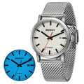 BERNY Automatic Men's Watch Top Brand Luminous 316L Stainless Steel Self-Wind Sapphire Wristwatch Mesh Belt Mechanical Men Watch