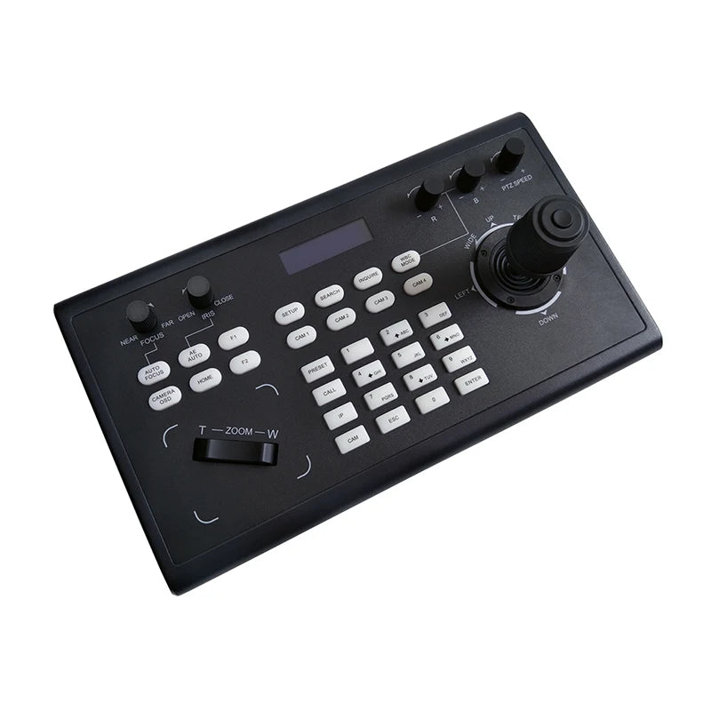 PelcoD Visca Onvif 4D Joystick IP PTZ Keyboard Controller RS485 RS232 RS422 for Vmix / Broadcasting System