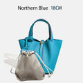 MENDY Women Bags Handbags Bucket Bag 18/22 Big Small Fashion Tote Bag Genuine Leather Luxury Quality Designers Lady Hand Bags
