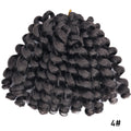 Ombre Braiding Hair Jumpy Wand Curl Crochet Braids Synthetic Crochet Hair Extension for Black Women Jamaican Bounce Curly Hair
