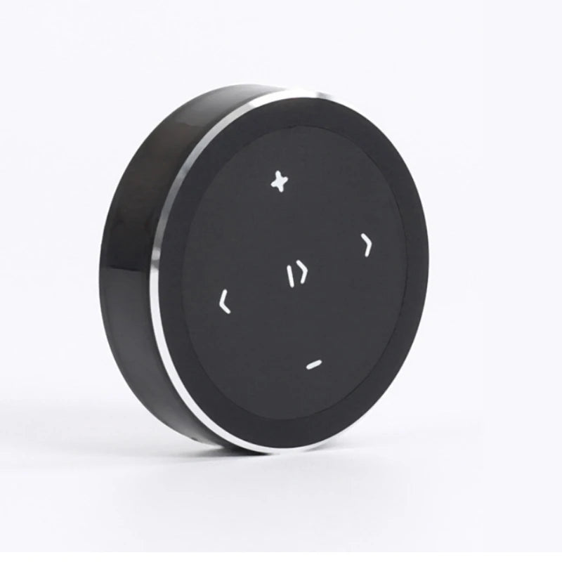 Car Motorcycle Steering Wheel Music Player Controller Music Buttons Wireless BT Remote Control Media Button for IOS/Android