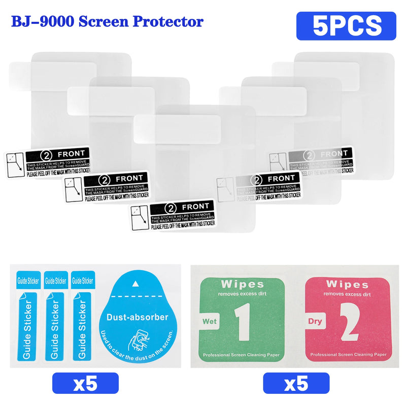 BAJETON Walkie Talkie Screen Protector Cover Protective Film Waterproof compatible with BJ-9000 Radtel RT-950 RT-950PRO Radio