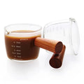 Creativity 75ml Espresso Measuring Cup Double/Single Mouth Heat-resisting Glass Kitchen Tool Measure Mug Clear Kitchen Mug