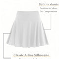 Women's Casual High Waisted Tennis Golf Short Skirt Pants.Light And Flowing  High-Elasticity Breathable Summer Sports Activewear