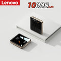 Lenovo New 500000mAh Mini Power Bank Built-in 4 Cables Large Capacity Super Fast Charging External Battery for IPhone Samsung