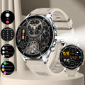 New Business Smart Watch Men LED Flashlight Bluetooth Call Heart Rate Sleep Monitor Outdoor Sports Fitness Waterproof Smartwatch