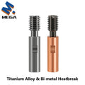 E3D V6 Heatbreak Heatsink Kit Titanium Alloy Bi-Metal Throat For Kingroon KP3S KP3S Pro S1 KP5L 3D Printer Parts Accessories