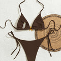 Women's Two Piece Bikini Set 2025, Sexy Triangle Push Up Swimsuit, Floral Print Bathing Suit, Beach Swimwear