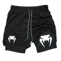 Men's 2-in-1 Running Shorts, High-Quality Elastic | SAMAG